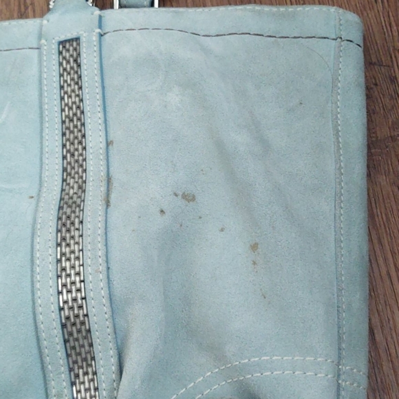 Coach blue suede bag - Picture 3 of 3